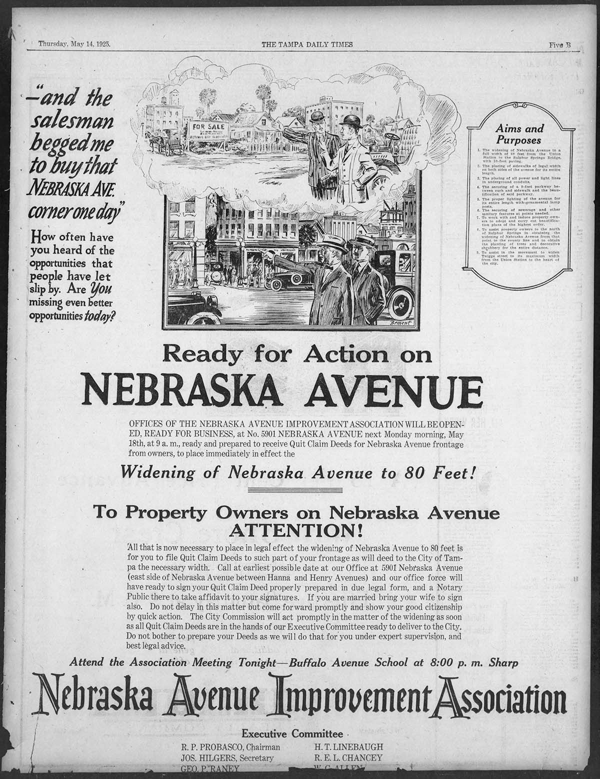 Nebraska Ave. ads to widen road