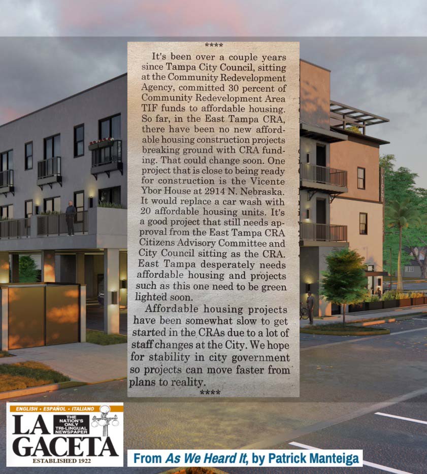 Article about the VM Ybor House in La Gaceta