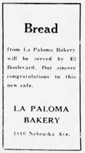 Bread from La Paloma bakery