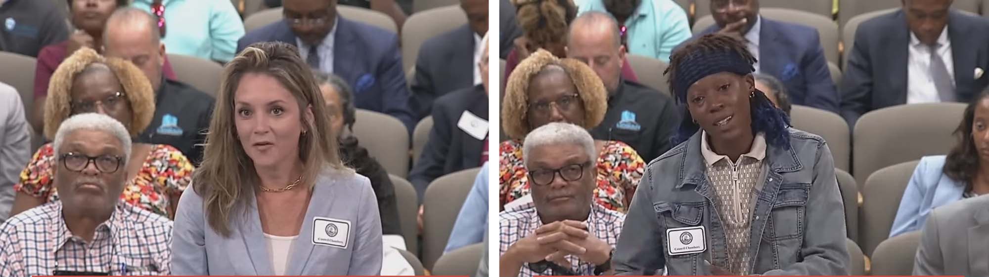 Love Inc. church members, and local advocates speak at board meeting